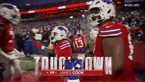 Buffalo Bills James Cook Standing on Field