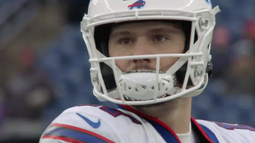 Buffalo Bills Josh Allen Staring GIF