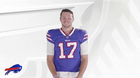 Buffalo Bills Josh Allen Thinking GIF