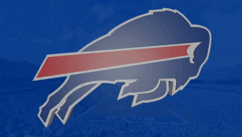 Buffalo Bills Logo On Blue GIF