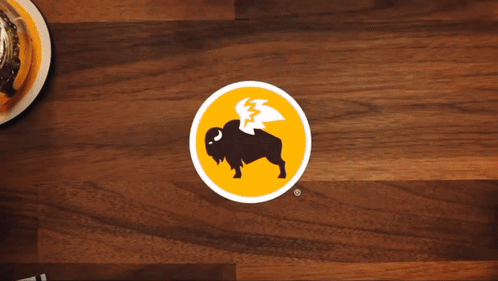 Buffalo Bills Logo On Wood GIF