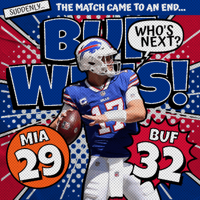 Buffalo Bills Player Holding Football Saying Whos Next