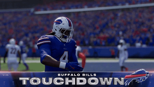 Buffalo Bills Touchdown Poster