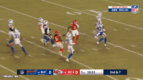 Buffalo Bills Vs Chiefs Football Game GIF