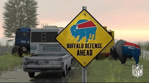 Buffalo Defense Ahead Signage GIF
