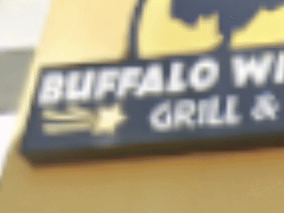 Buffalo Wing Grill Sign GIF
