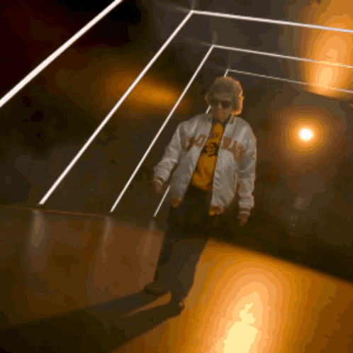 Buffs Fan Cool Granny Slow Motion Walk GIF