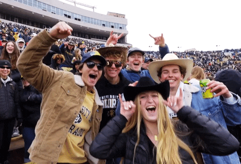 Buffs Fans Ecstatic Cheering GIF