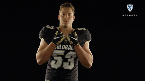 Buffs Player Nate Landman Stretching GIF