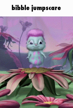 Bug On Flower Bibble Jumpscare GIF