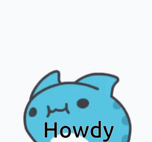 Bugcat Blue Dancing Howdy GIF