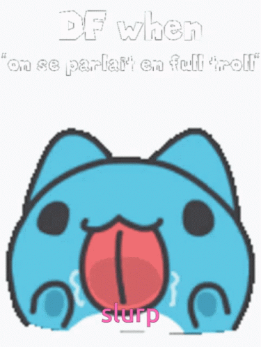 Bugcat Capoo Tongue Slurp GIF