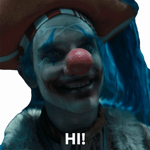 Buggy One Piece Clown Saying Hi GIF