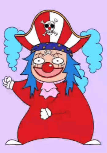 Buggy Star Clown Dancing One Piece GIF