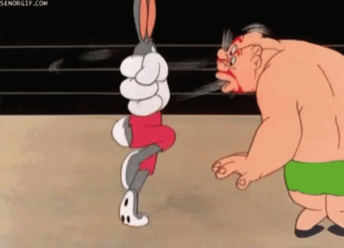 Bugs Bunny Boxing Man