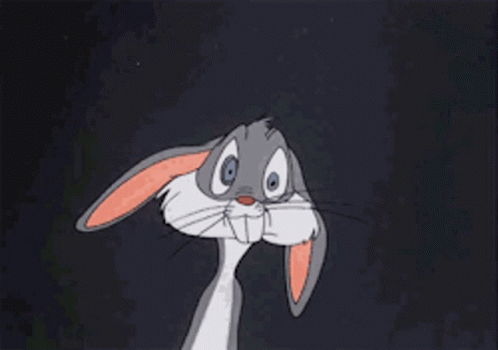 Bugs Bunny Cute Freak Out GIF