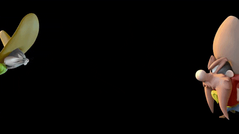 Bugs Bunny Florida Fight Scene GIF