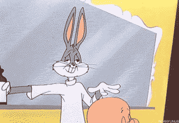 Bugs Bunny Florida Massaging Elmer's Head GIF