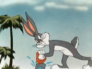 Bugs Bunny Florida Sawing Near Atlantic Ocean GIF