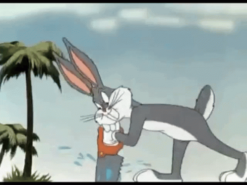 Bugs Bunny Florida Sawing Orange GIF