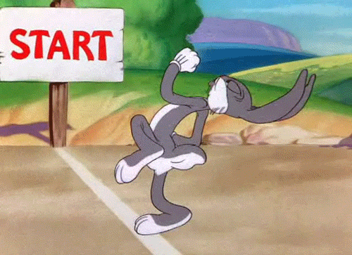 Bugs Bunny Florida Starting Line GIF