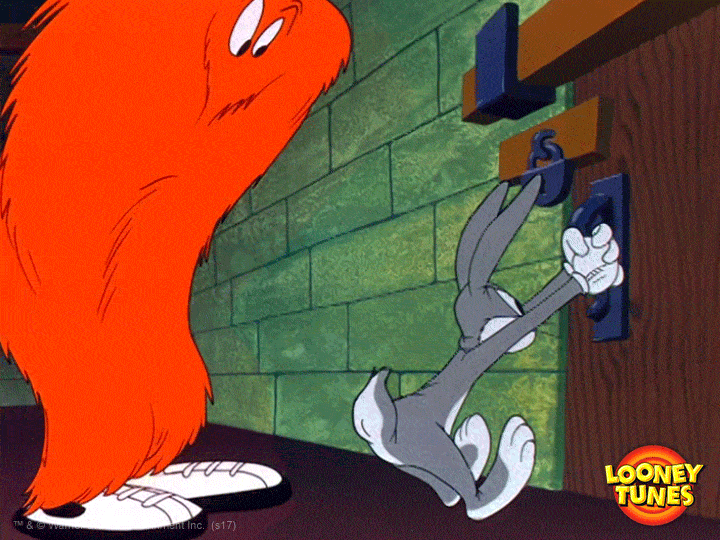 Bugs Bunny Florida Trying To Escape GIF