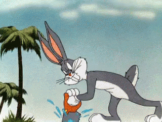 Bugs Bunny Holding Fish