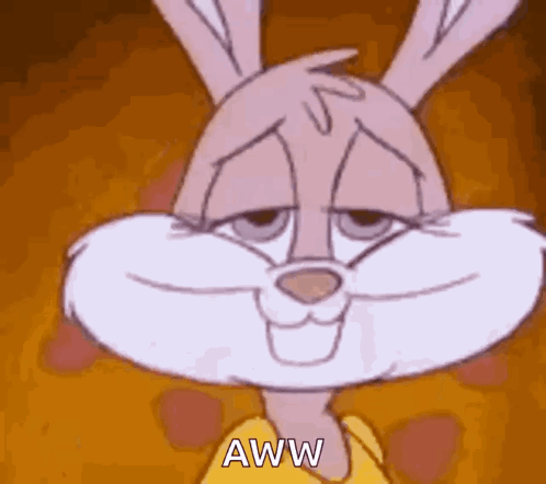 Bugs Bunny In Love Aww Shucks GIF
