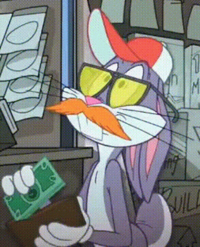Funny Bugs Bunny No GIF