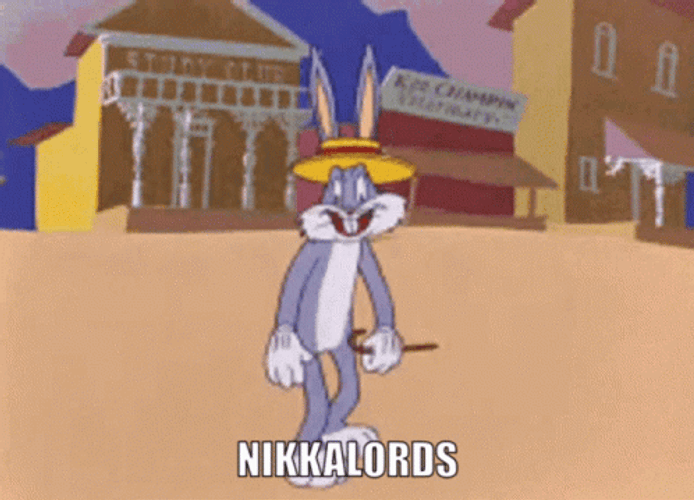 Bugs Bunny No Nikka Lords  GIF