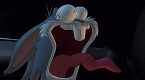 Bugs Bunny Open Mouth Tongue Out GIF
