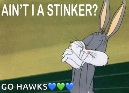 Bugs Bunny Saying Ain't Ia Stinker GIF