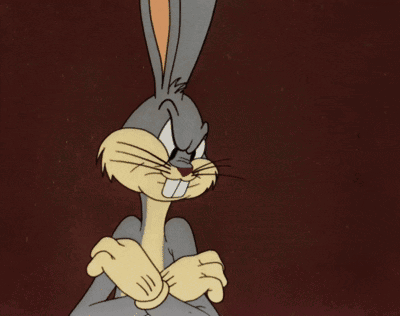 Bugs Bunny Says That He Probably Hates Himself In The Morning GIF