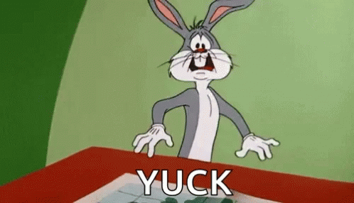 Bugs Bunny Yuck GIF