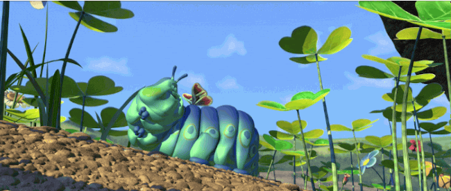 Bugs Heimlich With Small Butterfly Wings GIF