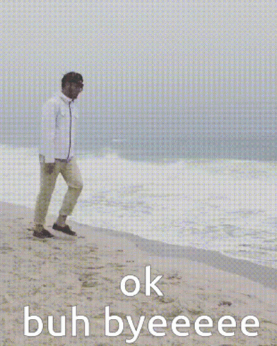 Funny Disappearing In Sand Buh Bye GIF