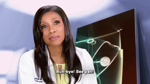 Buh Bye Wide Grin Dr. Jackie GIF