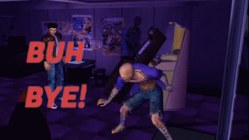 Buh Bye Horror Arcade Game Fight GIF