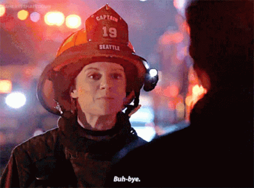 Buh Bye Station 19 Firefighters GIF