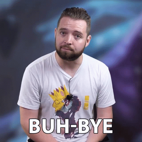Buh Bye Youtuber Bricky Waving GIF