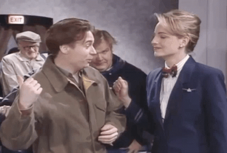 Buh Bye Mike Myers Helen Hunt GIF