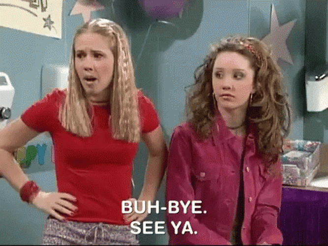 Buh Bye See Ya The Amanda Show GIF