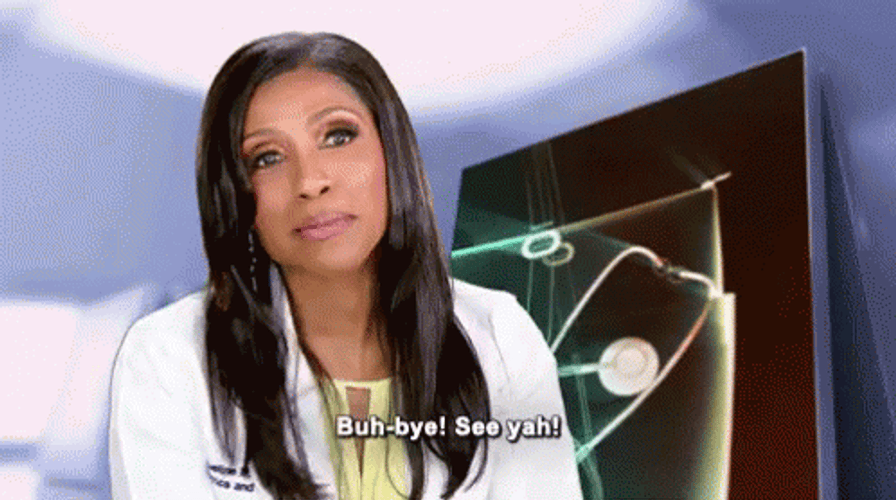 Buh Bye Wide Grin Dr. Jackie GIF