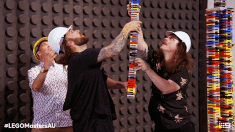 Build Fall Lego Masters Show GIF