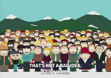 Build The Wall Randy Marsh South Park GIF