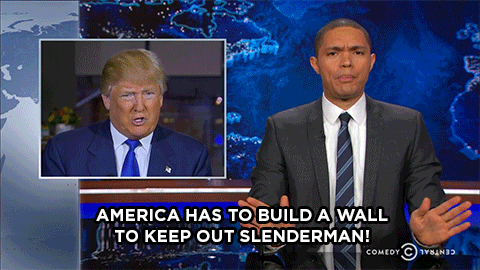 Build The Wall Trevor Noah On Donald Trump GIF