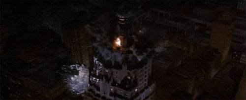 Building Explosion Green Screen GIF