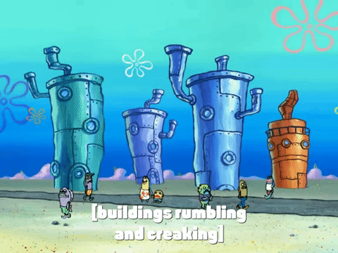 Building Rumbling And Creaking GIF