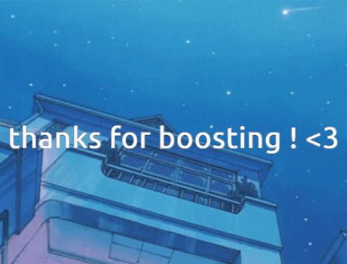 Building Saying Thanks for Boosting <3