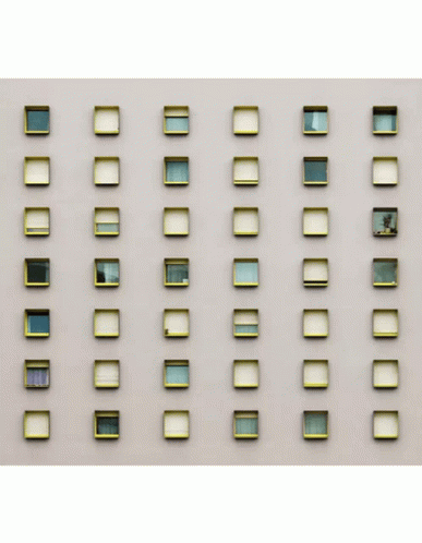 Building With Many Square Windows GIF